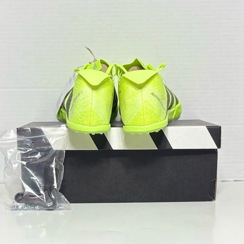 Adidas Adizero Prime SP 3 Strung Track Field Spikes Running Sprint Shoes neon
